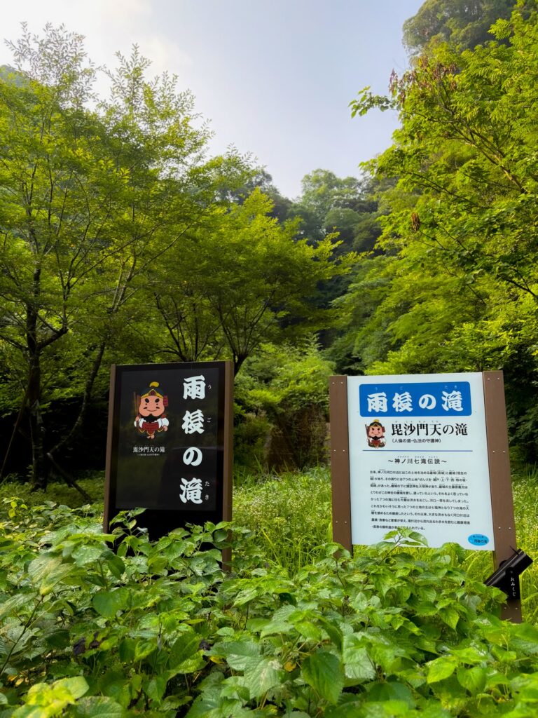 雨後の滝（毘沙門天の滝）