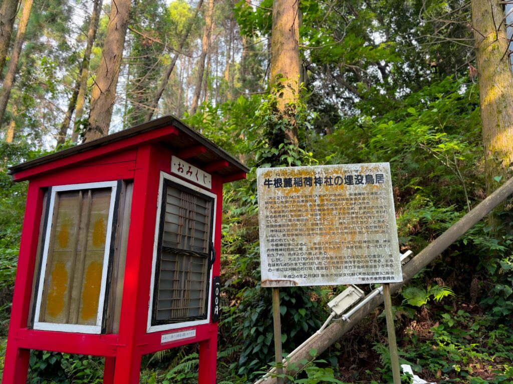 牛根麓埋没鳥居