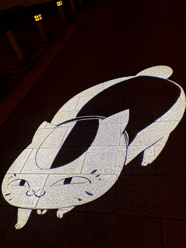 夏目友人帳 ニャンコ先生の影絵